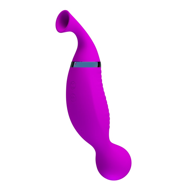 Seahorse Silicone G-spot Sucker Vibrator