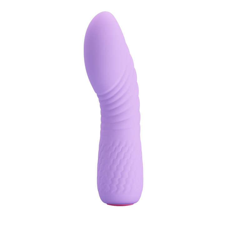 Elegant Ribbed Mini Vibrator
