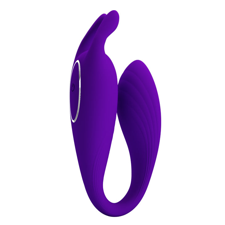 Pretty Love Bill with Rabbit Ears G-Spot Vibrator - 12 Patterns Wireless Remote Control