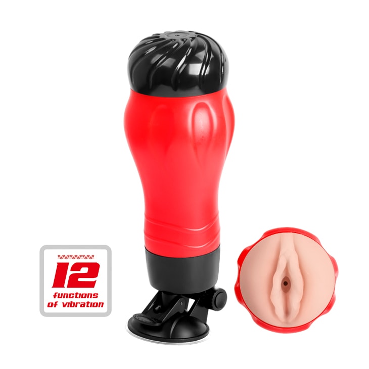 Vibrating Fleshlight With Suction