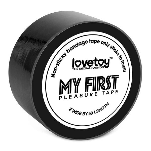 My First Pleasure Tape - Black Bondage Tape - 15 m Length