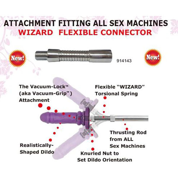 MyWorld Wizard Flexible Connector - Attachment for MyWorld sex machines