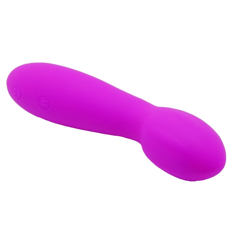 Close-up of the Pretty Love Arvin Vibrator in purple against a white backdrop