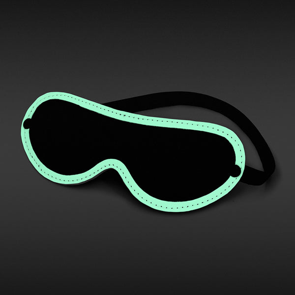 GLO Bondage Blindfold - Glow In Dark Restraint