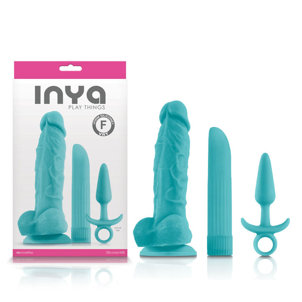 Inya Play Things - Teal Kit - Set of 3