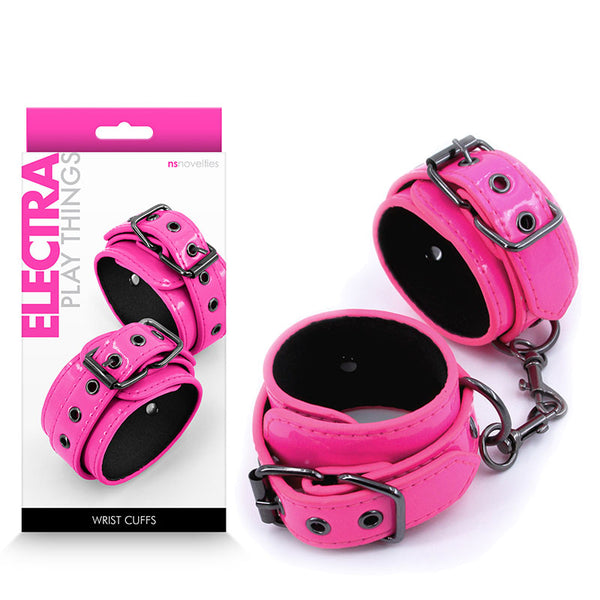 Electra Wrist Cuffs - Pink - Pink Restraints