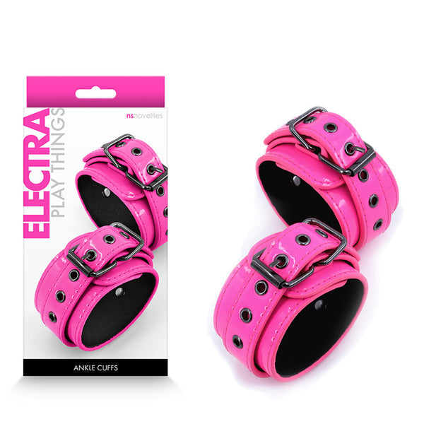 Electra Ankle Cuffs - Pink - Pink Restraints