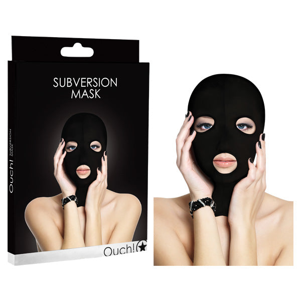 Ouch Subversion Mask - Black Hood Mask