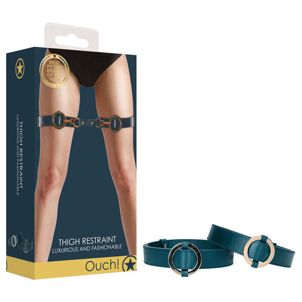 OUCH! Halo - Thigh Cuffs - Green Leg Restraints