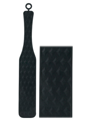 Fetish Fantasy Extreme Silicone Paddle - Black Paddle