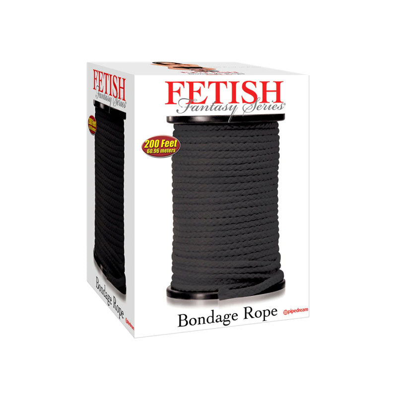 Fetish Fantasy Series Bondage Rope - Black Rope - 60 metre Length