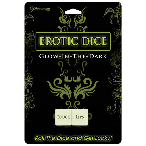 Erotic Dice - Glow in the Dark Couple's Dice Game